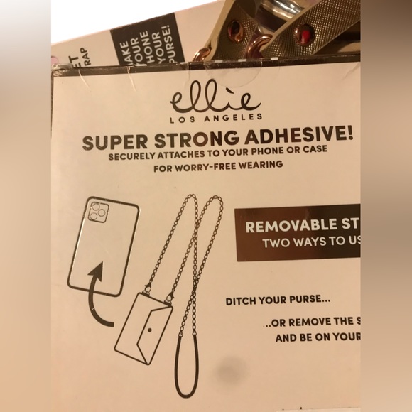 Ellie Los Angeles Phone Pocket Crossbody Gold/rose gold - Picture 5 of 8